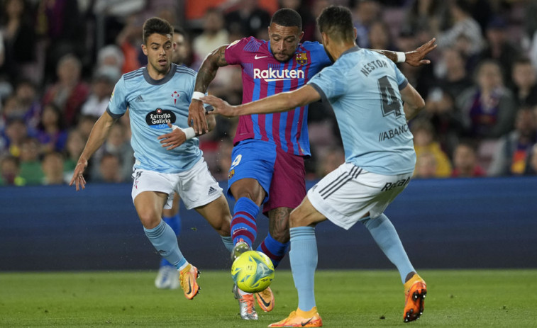 El Celta cae con contundencia ante el Barça