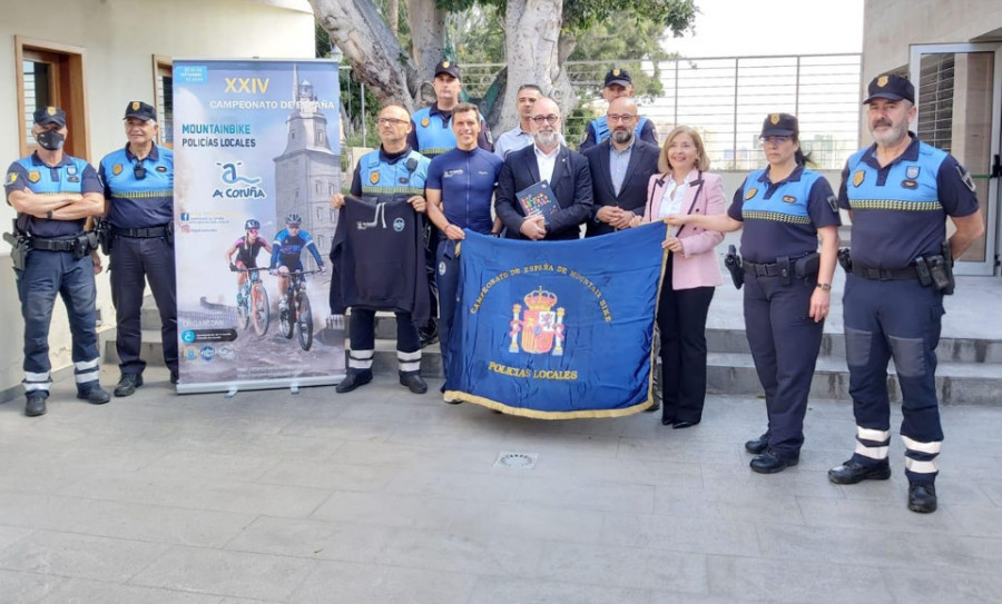 O Campionato de España  de policías locais, na Coruña
