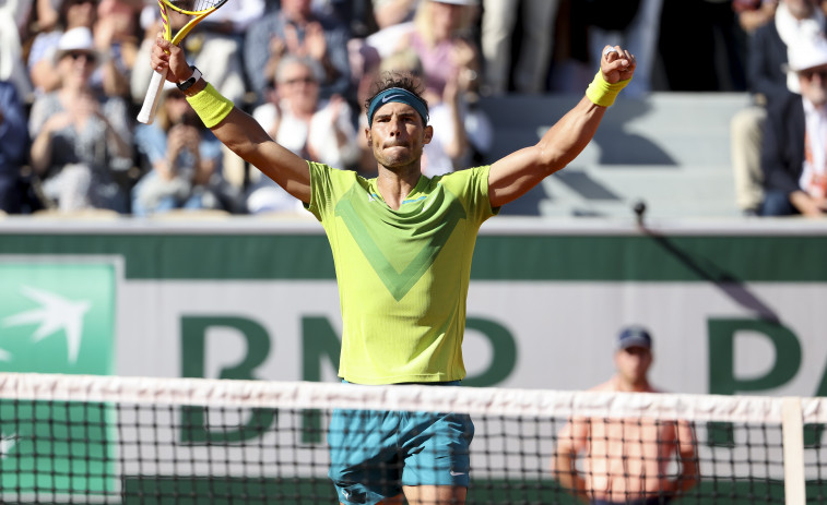 Nadal, a un paso del duelo contra Djokovic en Roland Garros