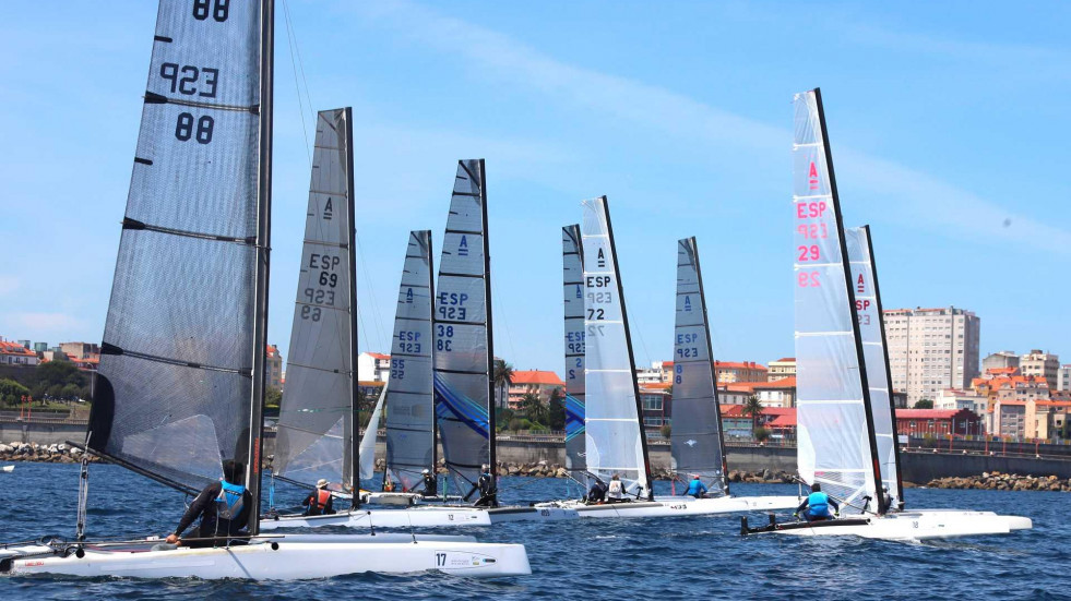 Quique Cornejo triunfa en la Copa de España de Catamaranes