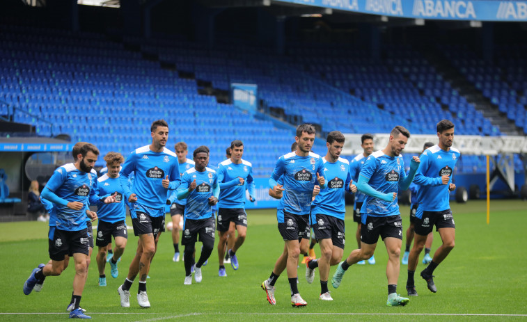 Primer ensayo del Depor en el escenario que pisarán el sábado
