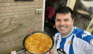 La hinchada deportivista, volcada
