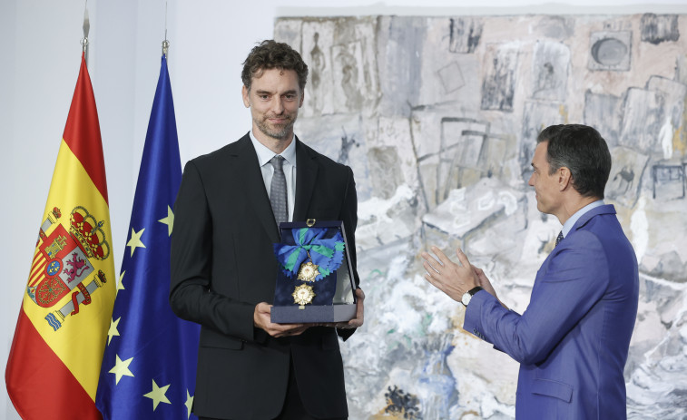 Pau Gasol recibe la Gran Cruz de la Real Orden del Mérito Deportivo