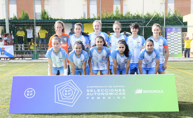Victoria de la sub-15 gallega femenina y empate de la sub-17