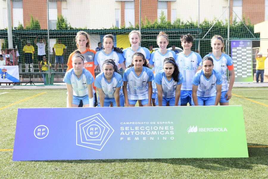 Victoria de la sub-15 gallega femenina y empate de la sub-17