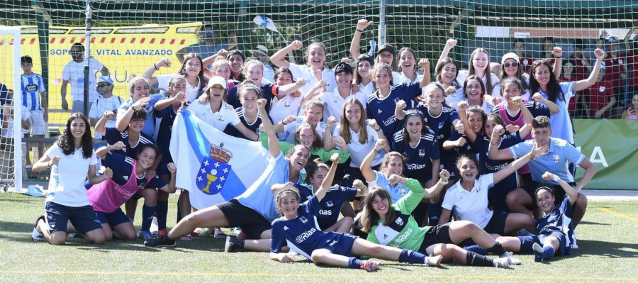 Galicia sub-15 supera a Madrid y mañana se jugará el título nacional ante Andalucía.