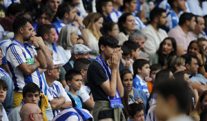 La afición de Unionistas vuelve a acordarse del Depor