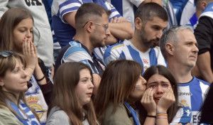 Riazor fue un mar de lágrimas