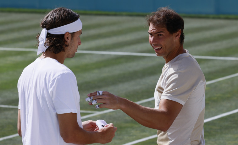 Nadal se entrena en Mallorca con Feliciano López, un especialista en hierba