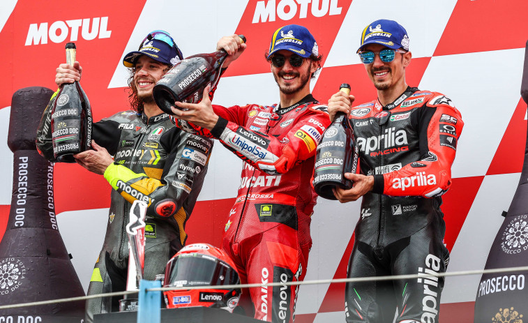 Bagnaia gana y Espargaró brilla espectacularmente en el Gran Premio de los Países Bajos