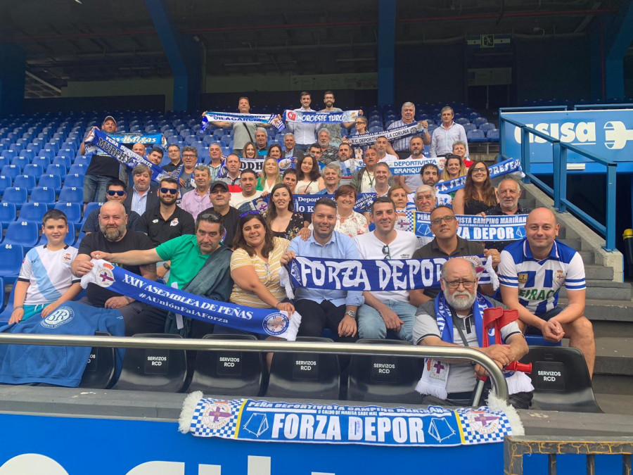 Un total de 117 peñas del Depor podrán elegir a la directiva de la Federación de Peñas