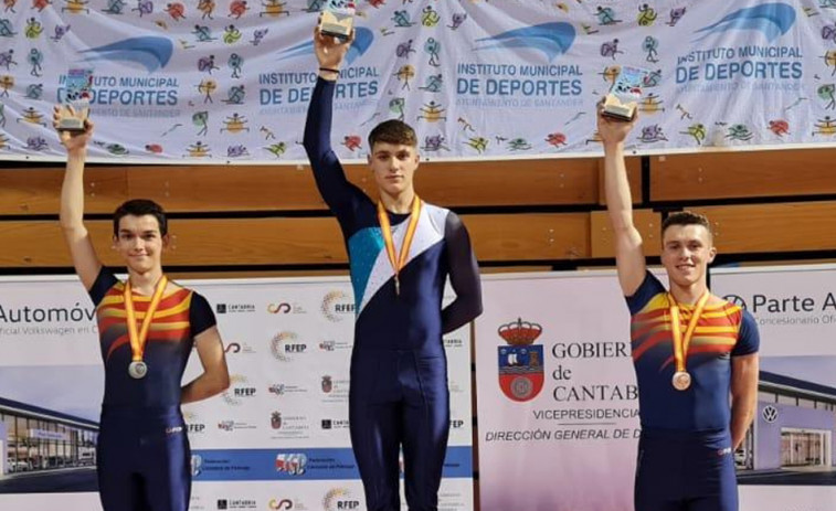 Lucas Yáñez disfruta de un nuevo oro nacional  en categoría junior