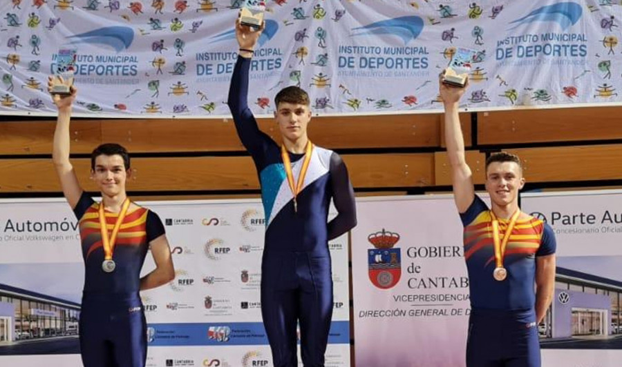 Lucas Yáñez disfruta de un nuevo oro nacional  en categoría junior