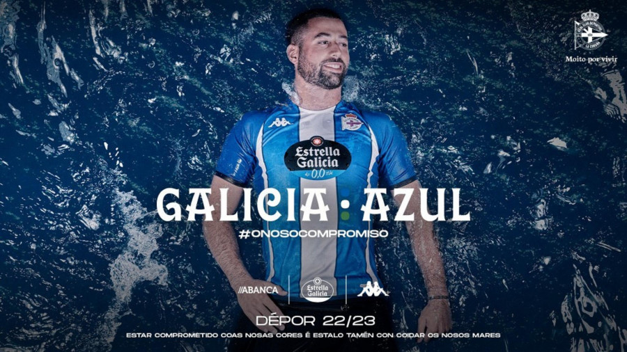 Vuelve a las tiendas la camiseta 'Galicia Azul'