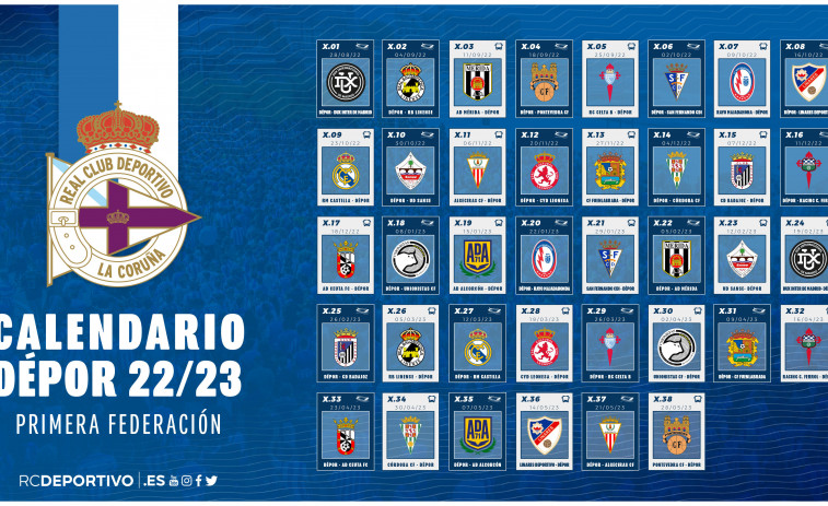 El Depor iniciará la liga ante el DUX Internacional en Riazor