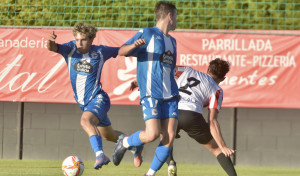 La cantera del Depor brilla en el primer amistoso