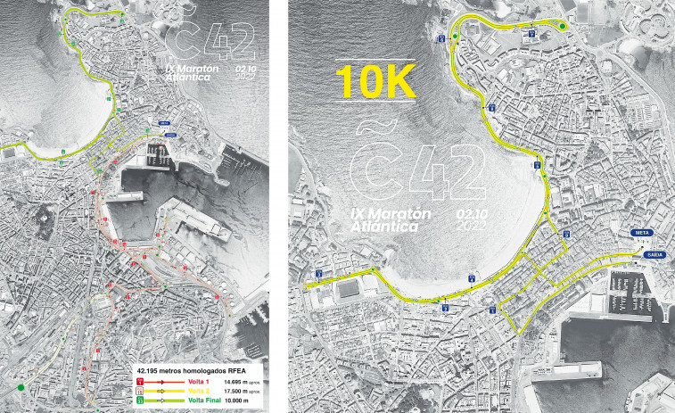 Coruña42 | A maratón atlántica recupera a meta na praza de María Pita