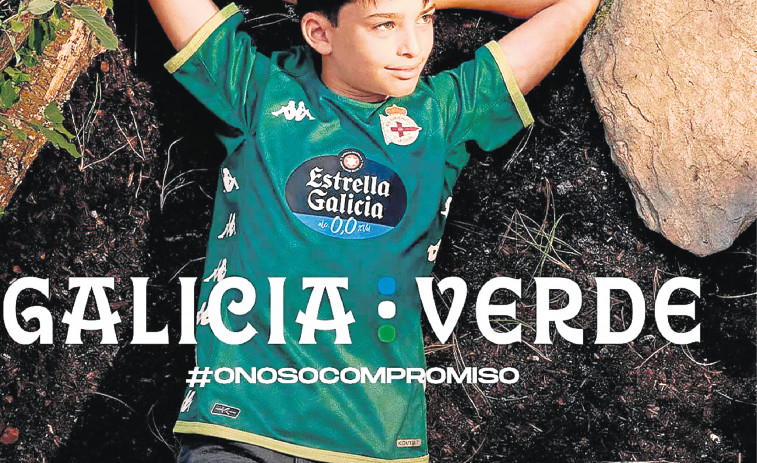 El Dépor y Kappa plantarán un árbol por cada camiseta verde del equipo