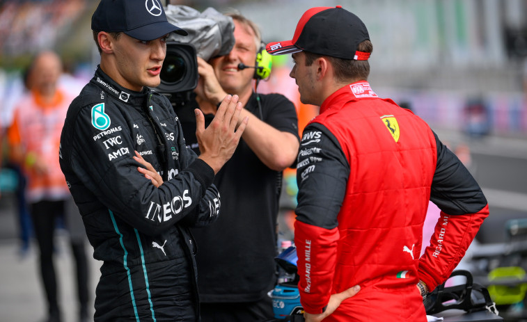 Russell saldrá primero, por delante de Sainz, en Hungaroring