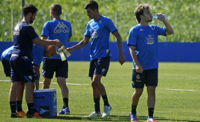 Mucho calor en la jornada matinal del Depor