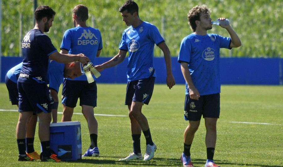 Mucho calor en la jornada matinal del Depor