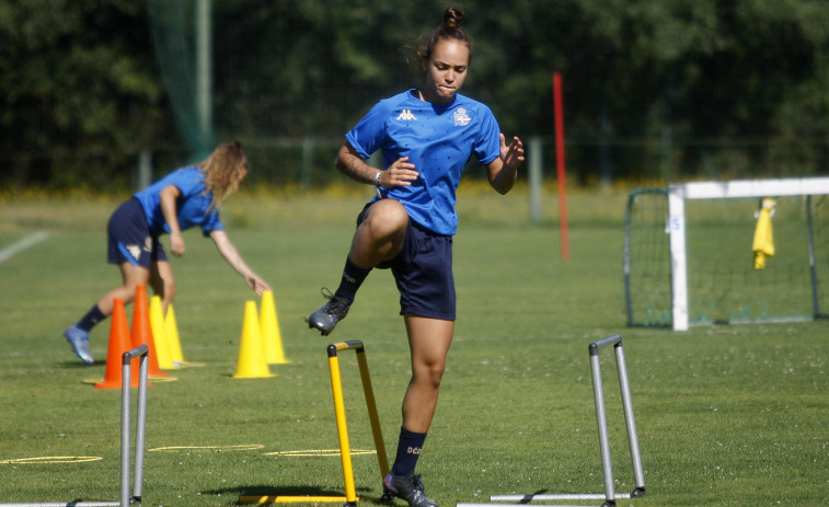 Siete sesiones de entrenamiento para el Deportivo Abanca antes de medirse al Valadares Gaia