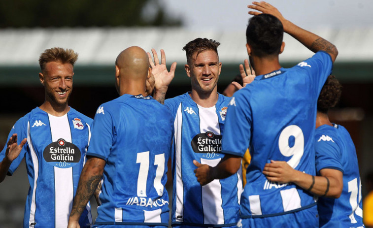 Festín en A Magdalena del Deportivo a costa de la SD Ponferradina (7-1)