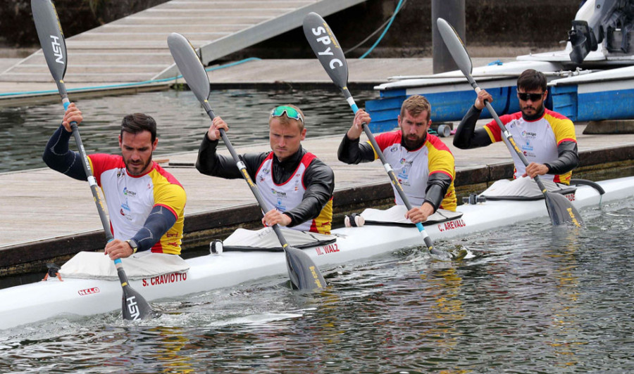 Carlos Arévalo luchará por medalla en el K4 500