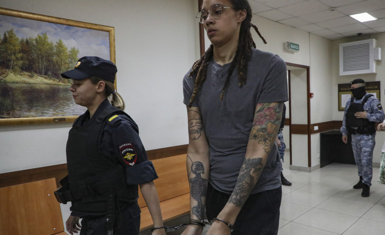 La Justicia rusa declara culpable a la estadounidense Brittney Griner
