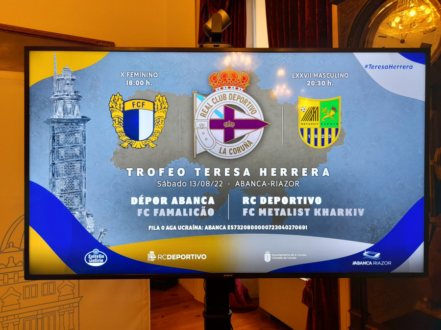 Metalist Kharkiv de Ucrania y Famalicao, rivales del Depor y del Depor Abanca en el Teresa Herrera