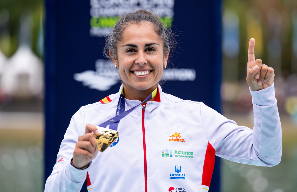 EuropaPress 4634632 19 august 2022 bavaria munich spains gold medallist maria corbera celebrates 17300032