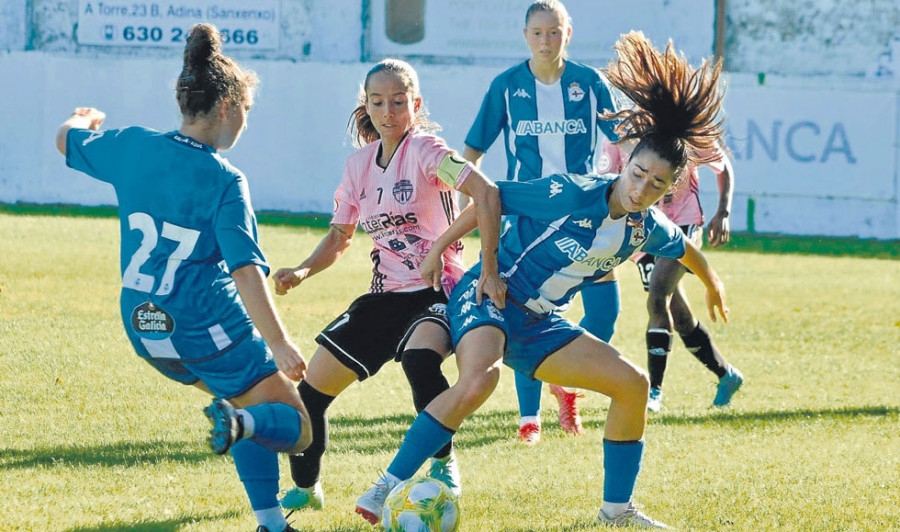 El Deportivo Abanca gana al Interrías con un gol en cada parte (0-2)