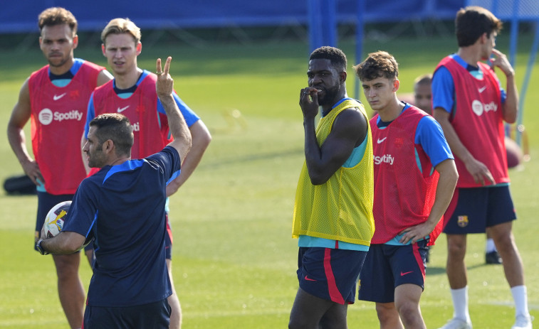 Los descartados Umtiti y Braithwaite, únicas ausencias contra el City