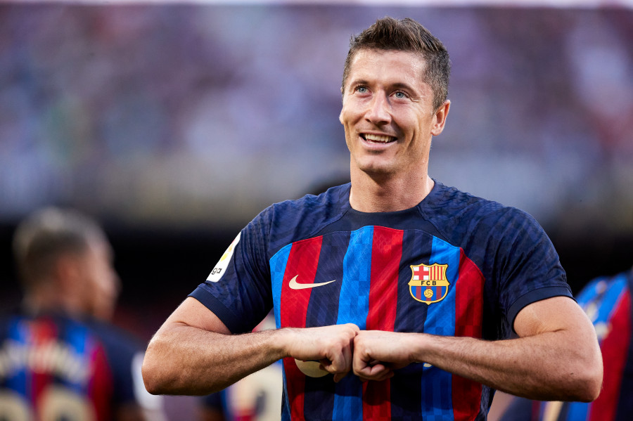 Lewandowski lidera la victoria del Barcelona