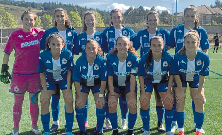 El Depor Abanca B se impone con claridad al Mos