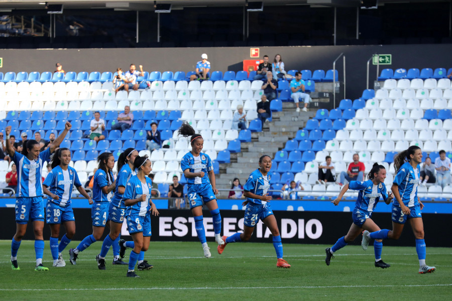 Incontestable victoria (4-0) del Deportivo Abanca ante el Rayo Vallecano en la primera jornada de liga