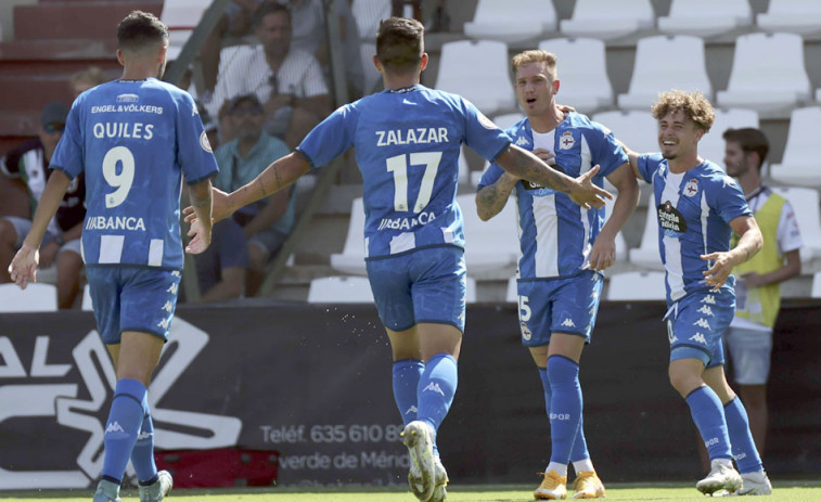 El entorno del club se rindió a la pegada de Raúl Carnero