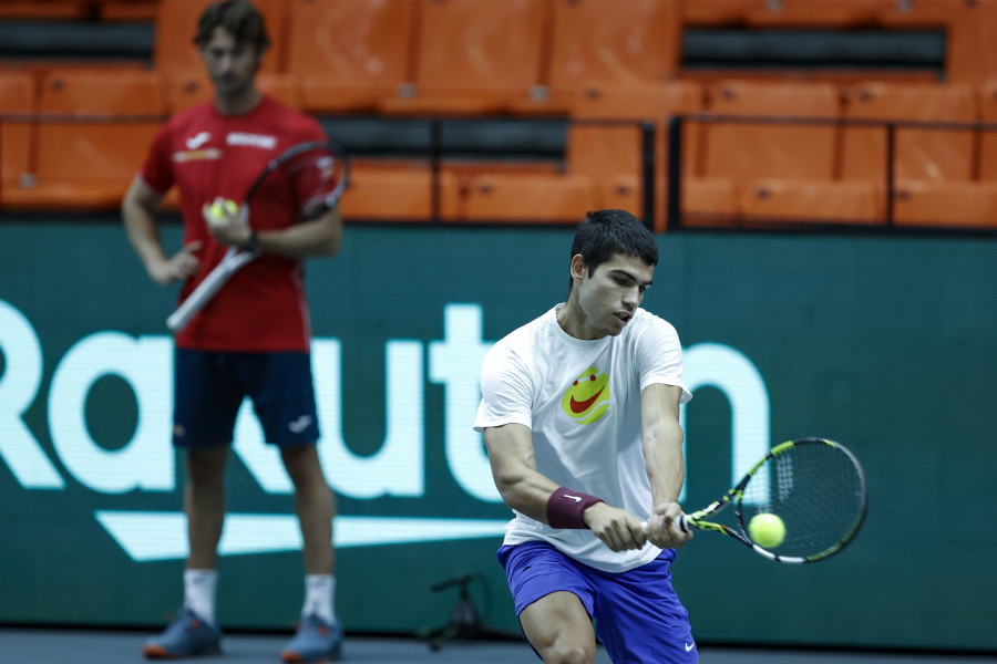 Alcaraz confirmado para jugar ante Canadá y se medirá ante Auger-Aliassime