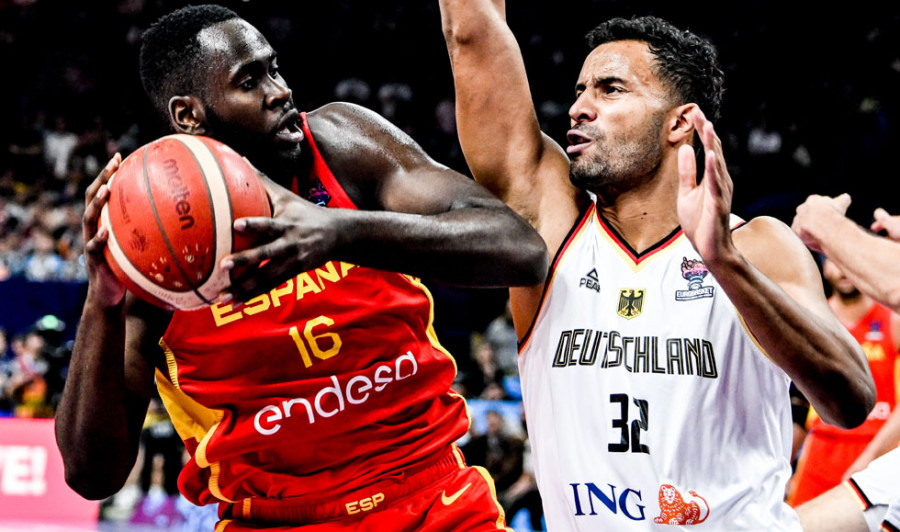 España gana a Alemania y jugará la final contra Francia ( 91-96 )