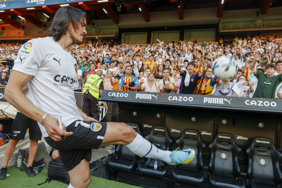 Posible debut de Cavani en la visita del Celta