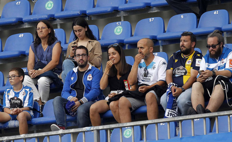 La afición del  Depor en fotos