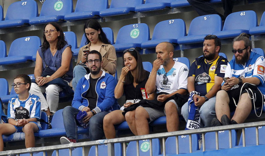 La afición del  Depor en fotos