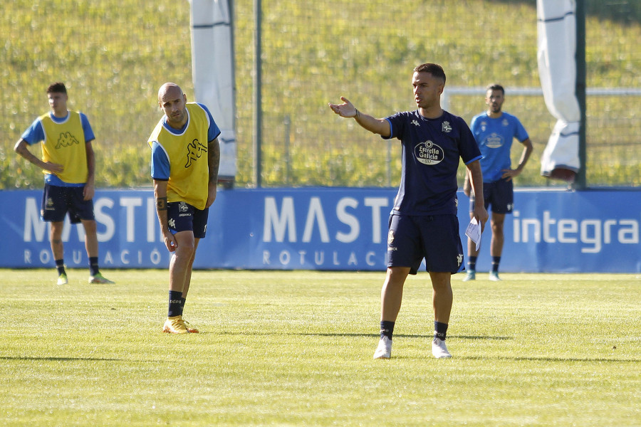 El Deportivo trabajó en dos grupos pensando en el Talavera