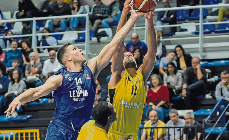 El Leyma Basquet Coruña se gusta en su cancha maldita