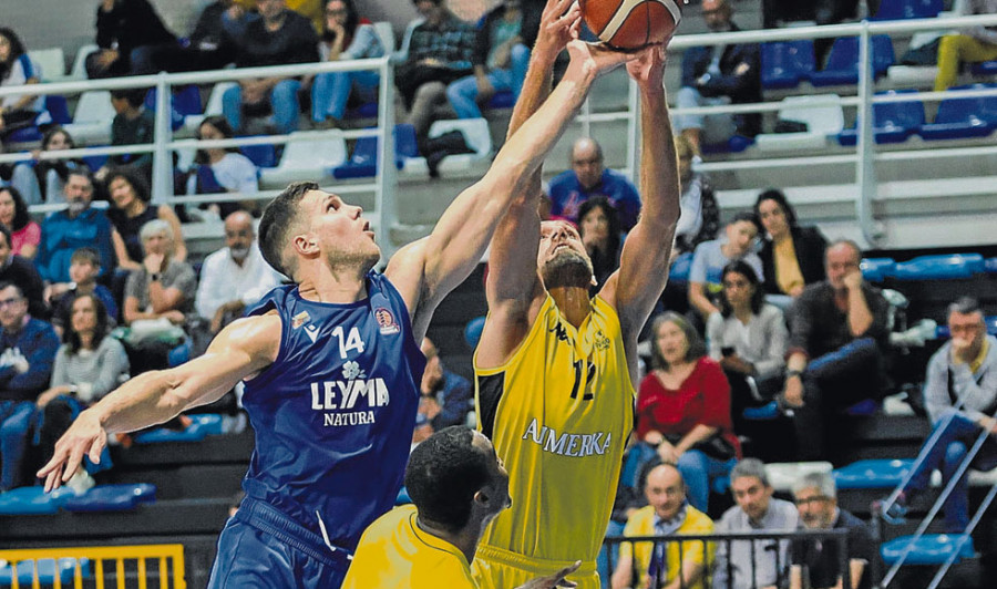 El Leyma Basquet Coruña se gusta en su cancha maldita