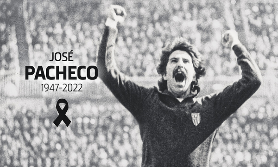 Fallece José Pacheco, leyenda del Atlético de Madrid