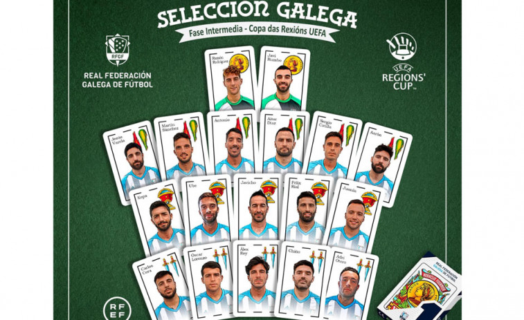 Los 18 elegidos por Iván Cancela para disputar la Copa Regiones UEFA con Galicia