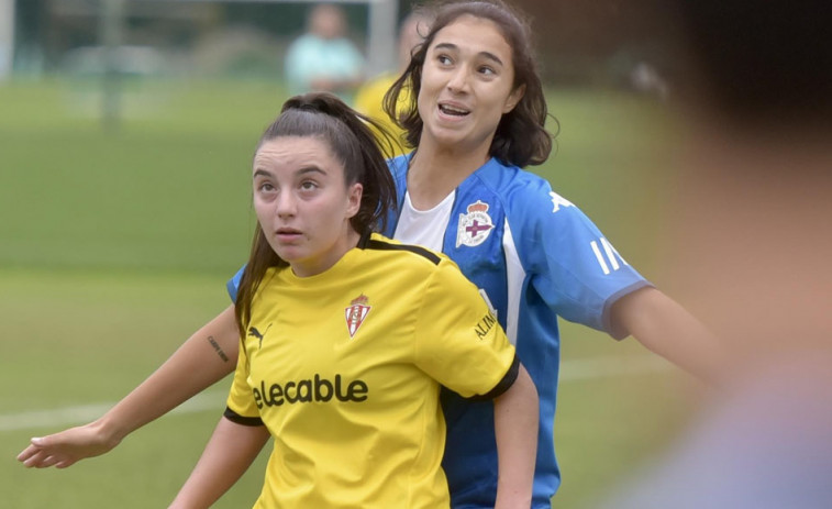 El Depor Abanca B da la campanada y arrebata el liderato al gran favorito, el Sporting (2-1)