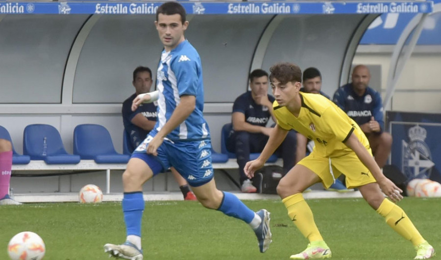 División de Honor Juvenil | El Sporting castiga al Depor con un empate en el 97 (1-1)