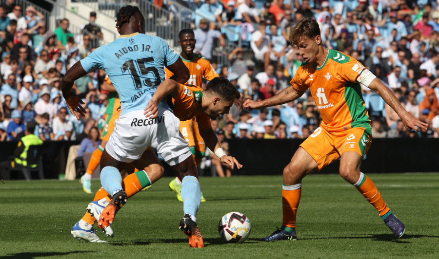 Gabri Veiga certifica la victoria del Celta ante el Betis